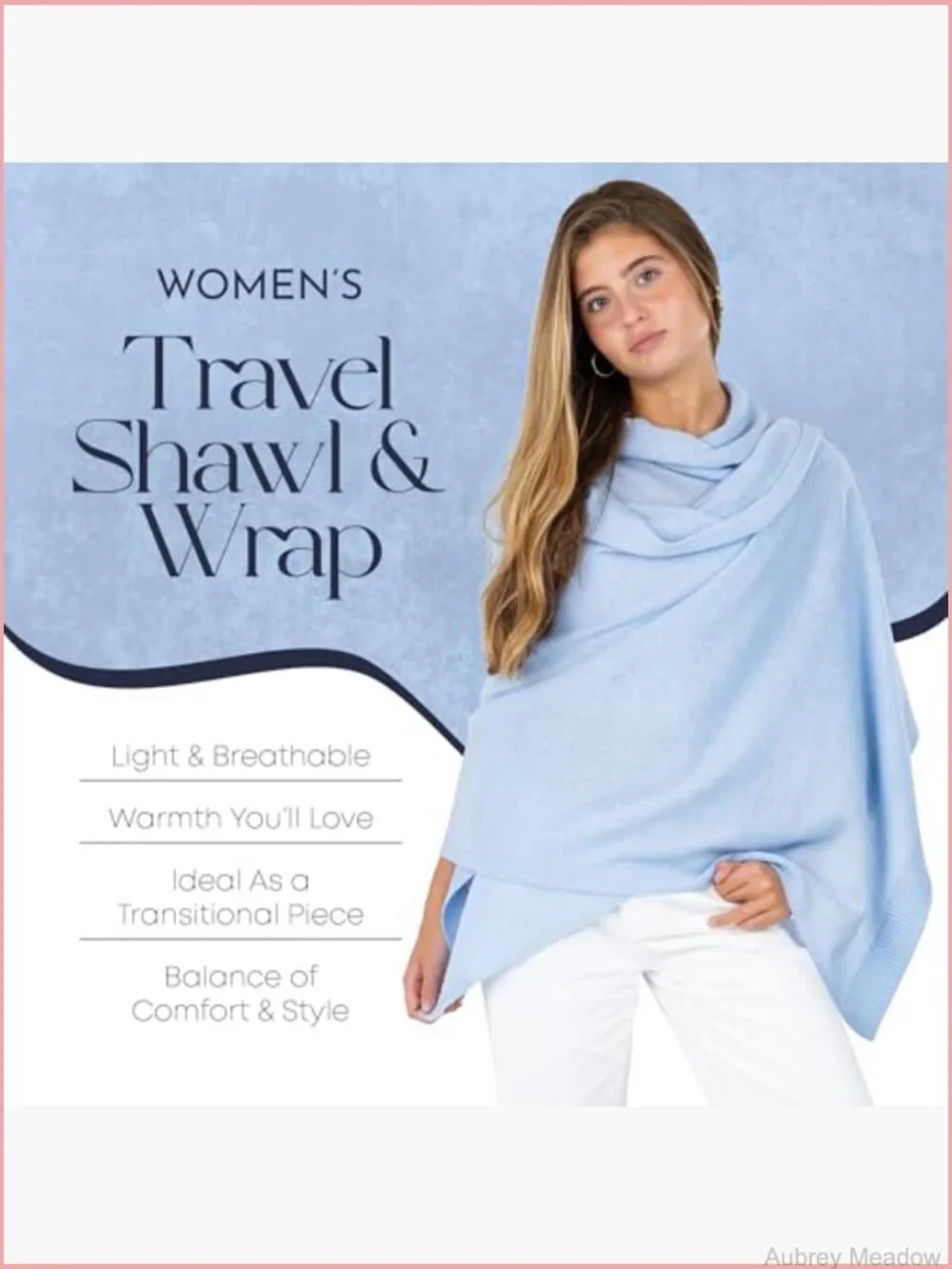 Luxury Knitted Cashmere Blend Wrap Shawl Pashmina Stole Travel Scarf